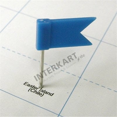 20 Pinn Fähnchen blau