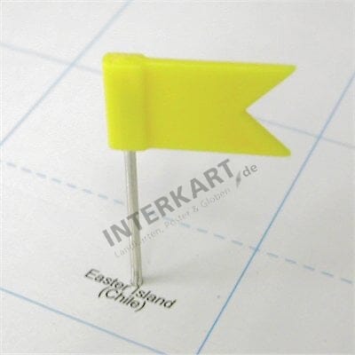 20 Pinn Fähnchen gelb