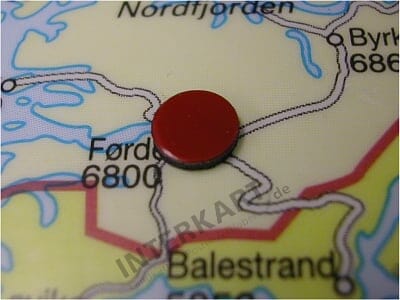 25 kleine Magnete in der Farbe Rot- perfekt für unsere Magnetwände