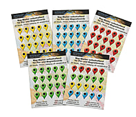 20 Map Marker in verschiedenen Farben 16mm