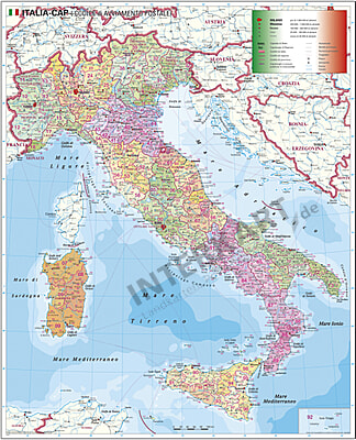 Italien Plz Karte