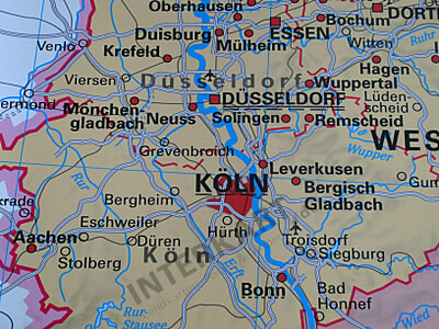 Politische Deutschlandkarte Mit Holzleisten 1 X 160cm