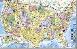 Postleitzahlenkarte USA