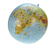Topographischer aufblasbarer Globus 40cm - deutsch