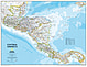 Central America Wall Map Poster from National Geographic