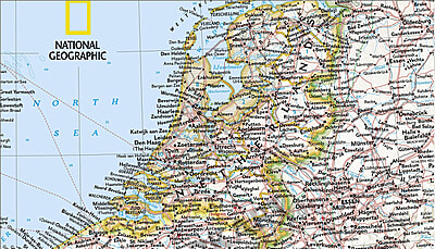 photo Karte Nordfrankreich-Belgien frankreich und benelux karte 58 x 76cm