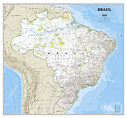 Brasilien Landkarte