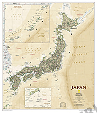Japan Landkarte Executive