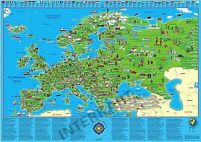 Kinder Europa Karte