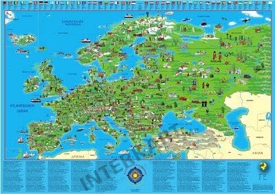 Kinder Europa Karte