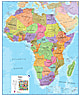Politische Afrika Karte