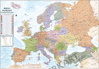 Politische Europa Karte