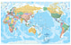 Politische Weltkarte - Pazifik Ansicht 1:30 Mio