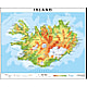 Island Karte physikalisch 100 x 83cm