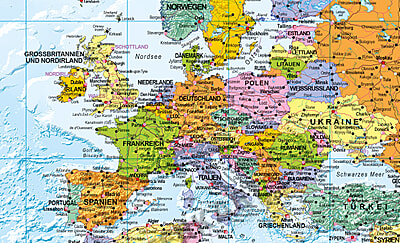 Politische Weltkarte Xxl Deutsch 275 X 170cm