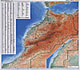 Marokko Landkarte ca. 99 x 88cm - laminiert