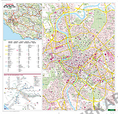 Rom Stadtplan Straßenkarte