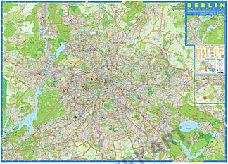 Berlin Kompakt Wandplan