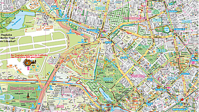 Berlin Stadtplan 180 X 125cm