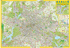 nun auch online kaufen - Gesamt Berlin Stadtplan Poster Pharus