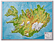 3D Relief Map Iceland