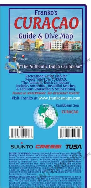 Curacao Dive Map