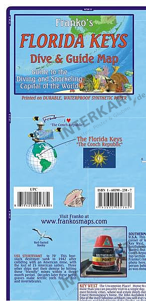 Floridas Keys Guide Map