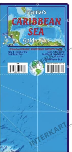 Caribbean Sea Dive Map