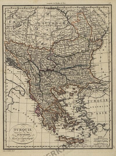 1816 - Turquie D`Europe