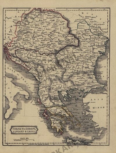 1858 - Turkey in Europe, Hungary & Greece