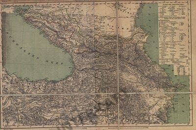 1859 - Generalkarte vom Kaukasus (Replica)