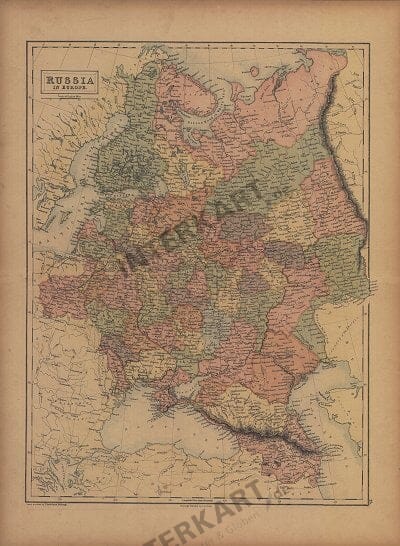 1865 - Russia in Europe