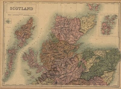 1865 - Scotland & Orkney Isles (Replica)