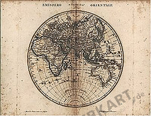 1810 - Emisfero Orientale 31 x 24cm