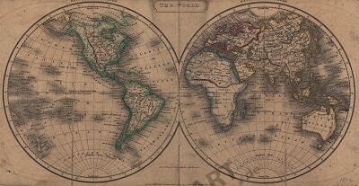 1822 - Die Welt (Replikat) 41 x 21cm