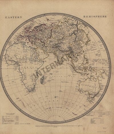 1844 - Eastern Hemisphere (Replica)