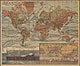 1865 - Physical World Map