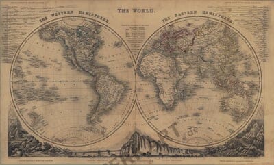 The World 53 x 32cm (Replica)