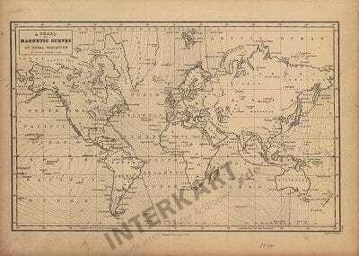 1854 - Magnetische Felder 44 x 31cm