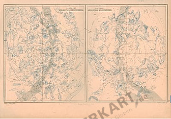 1865 - Nördliche und Südliche Himmelskarte (Replikat)