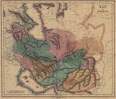 1840 - Map of Persia