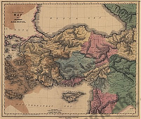 1840 - Map of Modern Asia Minor