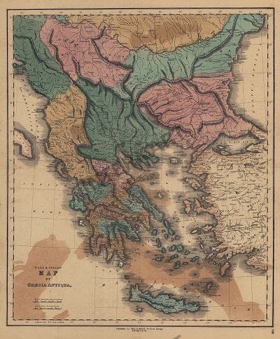 1840 - 1840 - Map of Graecia Antiqua