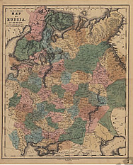 1840 - Map of Russia in Europe