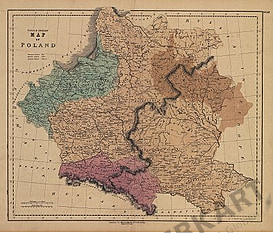 1823 - Map of Poland