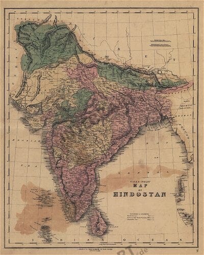 1840 - Map of Hindoostan