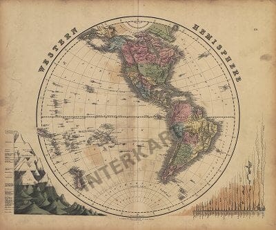 1840 - Western Hemisphere (Replica)