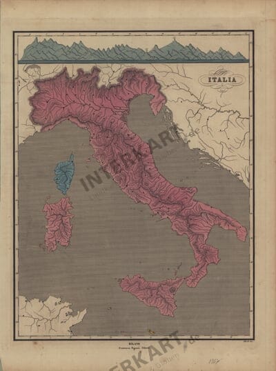 1867 - Italy 35 x 53cm