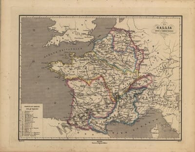 1867 - La Gallia (sotto L´Impero Romano)