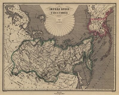 1867 - Impero Russo d`Asia e d`America